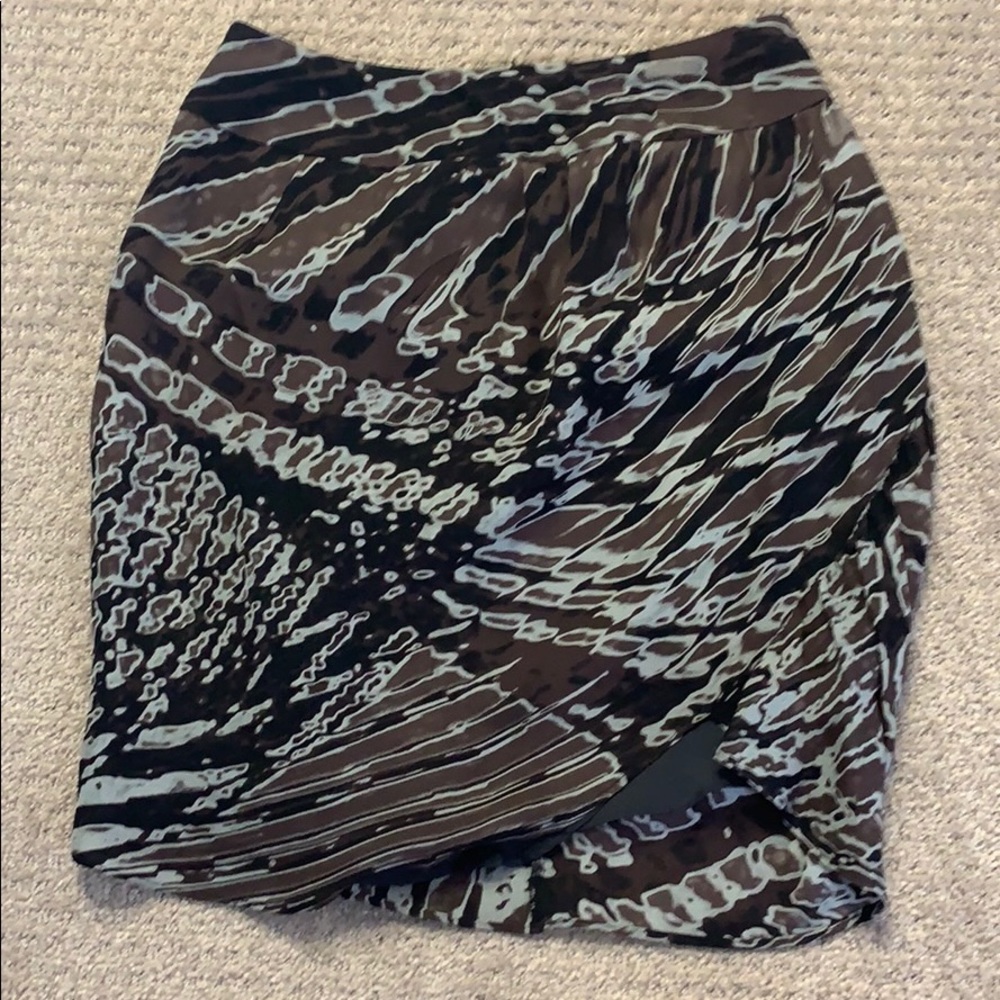 Halston Heritage Pattered Skirt